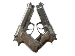 Dual Berettas | Silver Pour