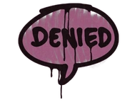 Sealed Graffiti | Denied (Violent Violet)